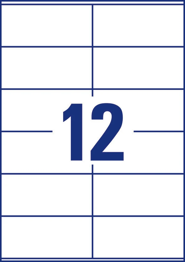 AVERY ZWECKFORM 3424-200 Etiketten, 105 x 48 mm, 200 + 20 Blatt