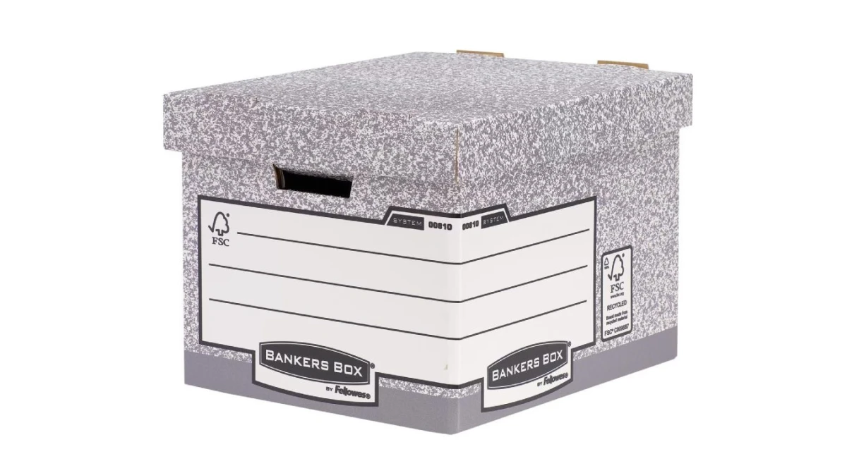 Fellowes Boîte d'archives R-Kive gris