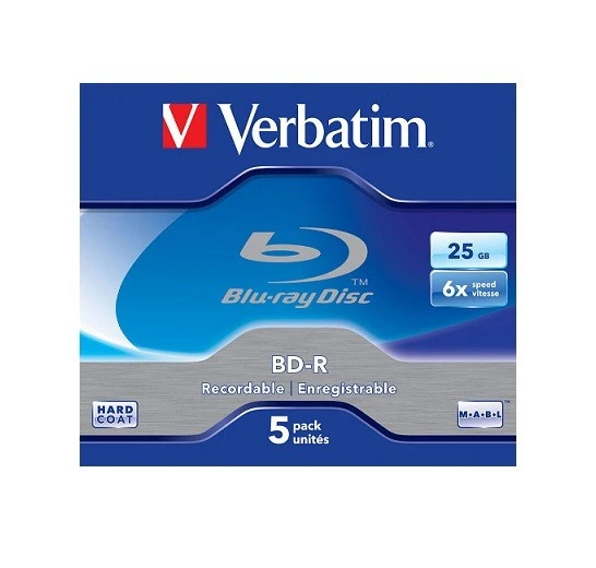 Verbatim Blu-Ray BD-R 6x 25GB Enregistrable