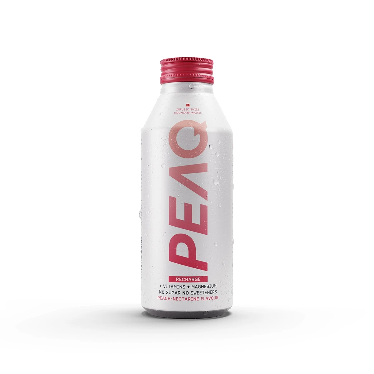 PEAQ Recharge Peach-Nectarine Bouteille d'aluminium 12 x 473 ml