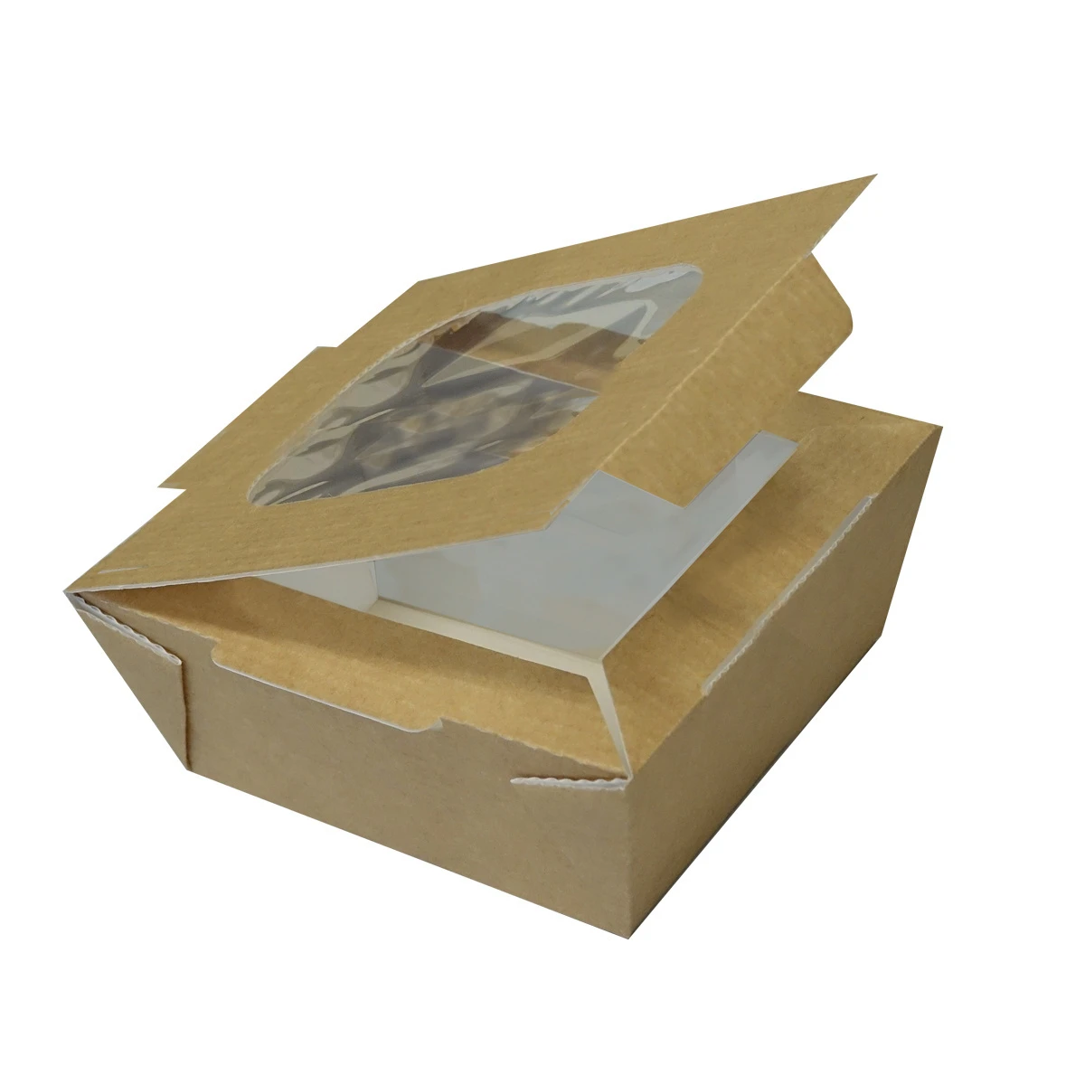 Snack-Box Food to go medium mit Fenster 750 ml, 140 Stück