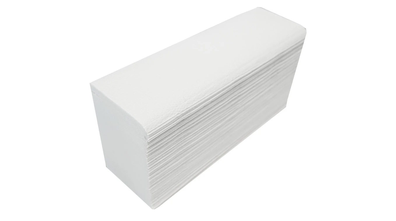 PAPERBLU Essuie-mains en papier pliage Z, 2 couches, extra-blanc