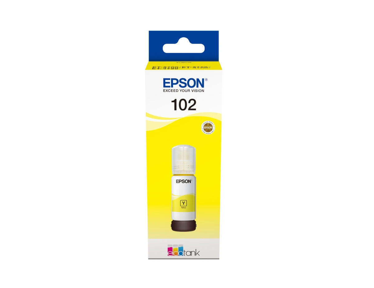 EPSON 102 Bouteille d'encre jaune (C13T03R440)