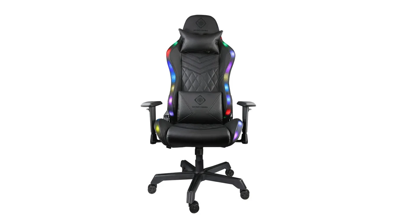 DELTACO Fauteuil gaming RGB LED DC410 GAM-08
