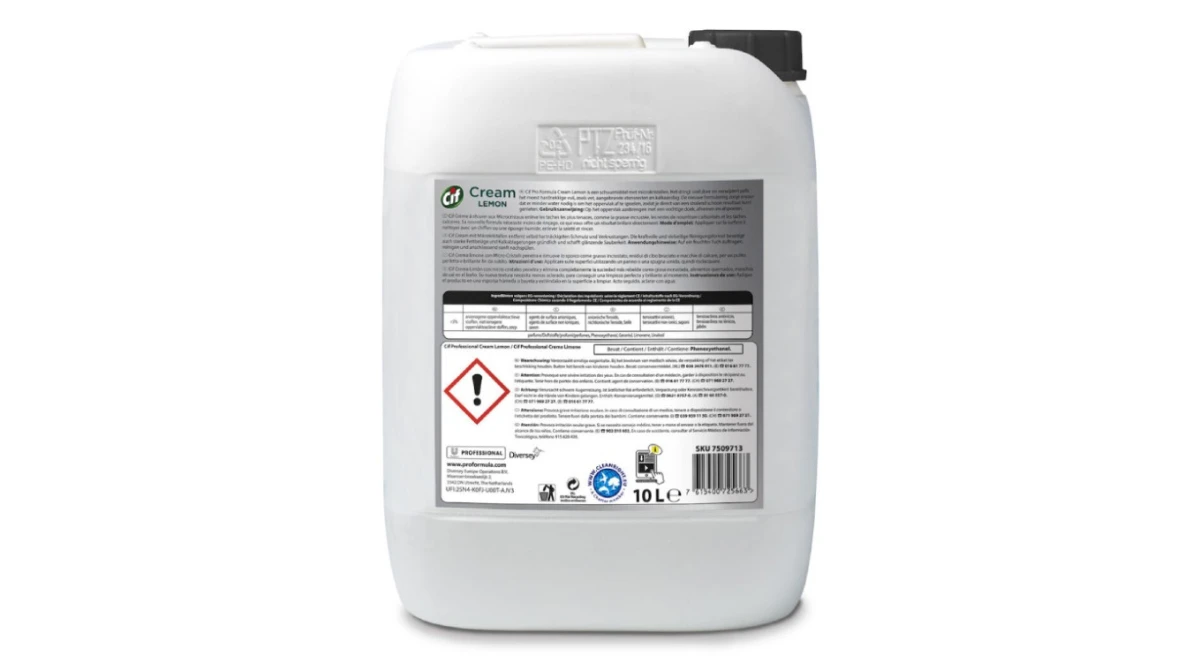 CIF Crème à récurer Professional Cream Lemon 10 L
