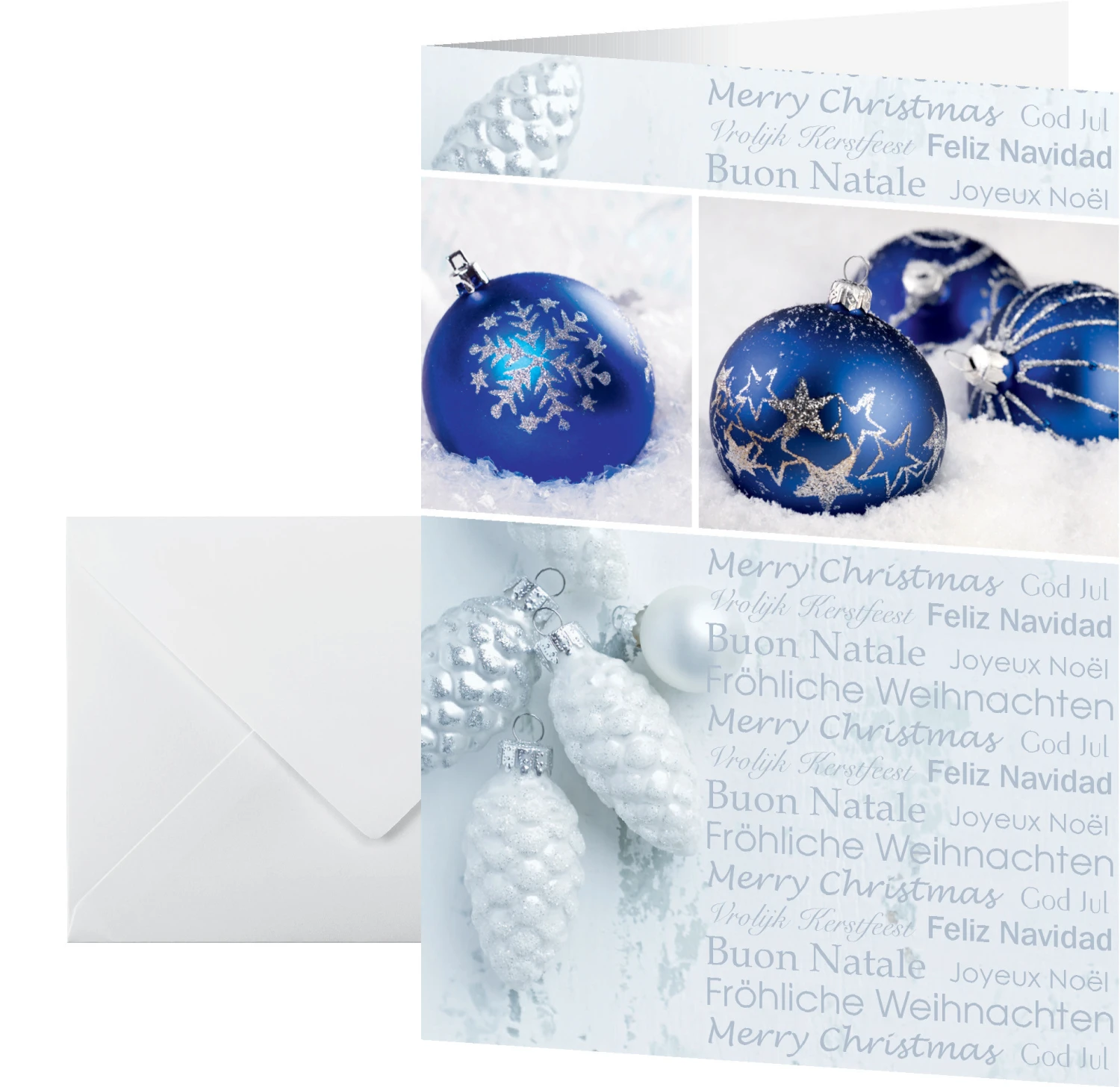 SIGEL DS057 Weihnachts-Karte/Couvert A6/A5