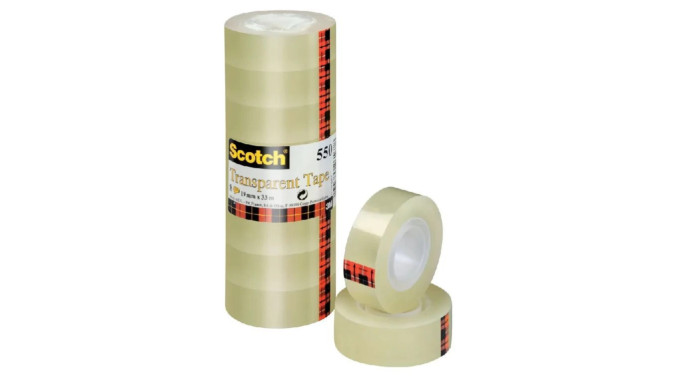 SCOTCH Ruban adhésif 550, 19mm x 33m - 8 pcs.
