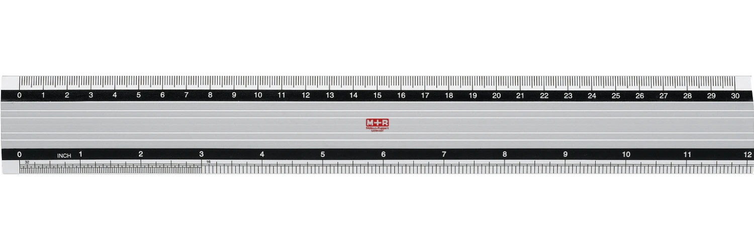 M+R Metall-Lineal 30cm