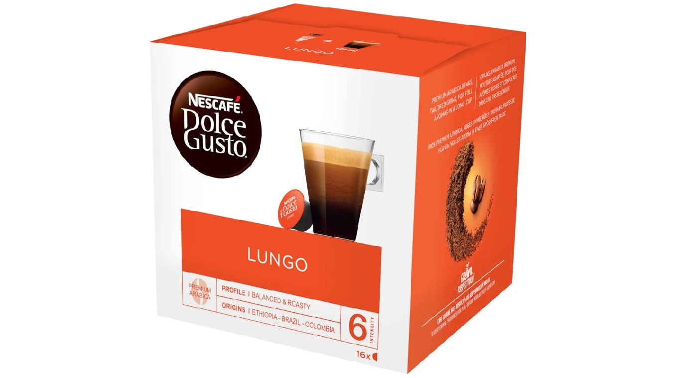 NESCAFÉ DOLCE GUSTO Kaffeekapseln Caffè Lungo 16 Stk.