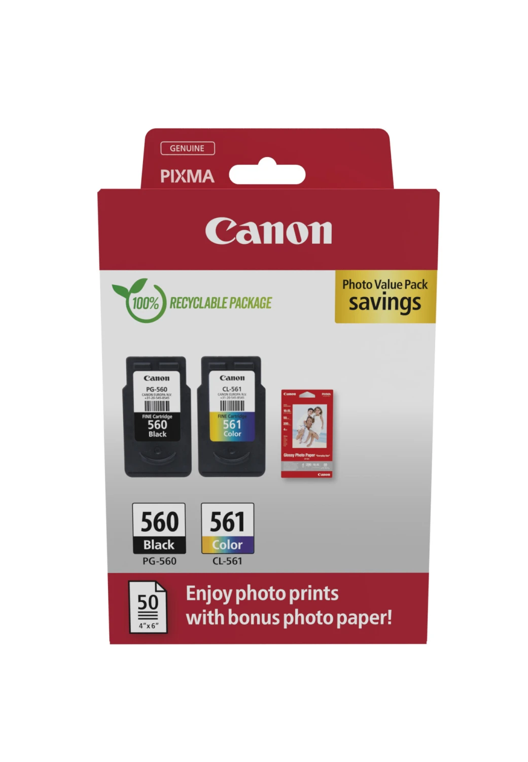 CANON Photo Value Pack XL BKCMY