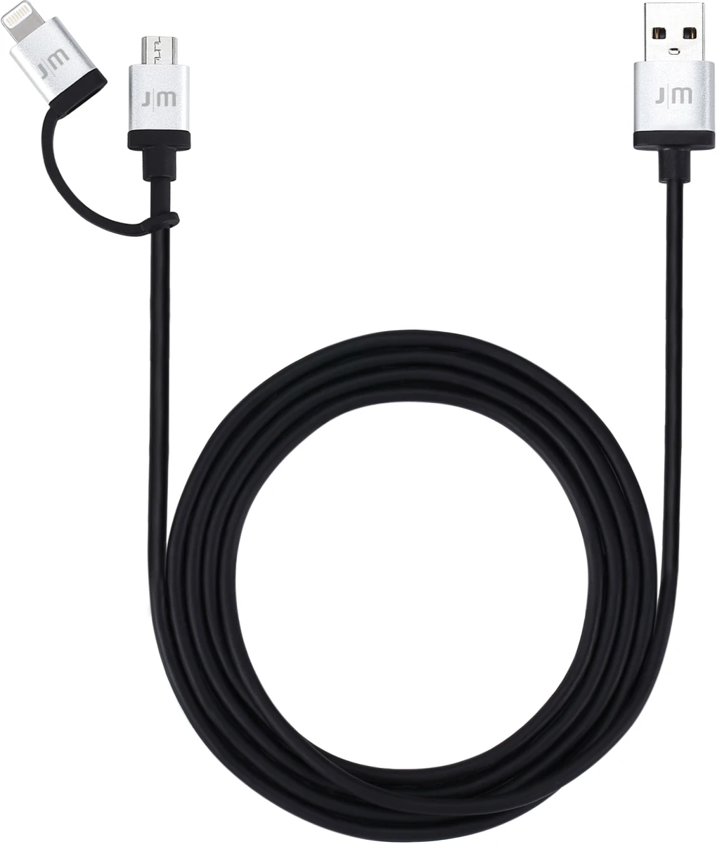 Just Mobile AluCable Duo Lightning & Micro-USB Câble