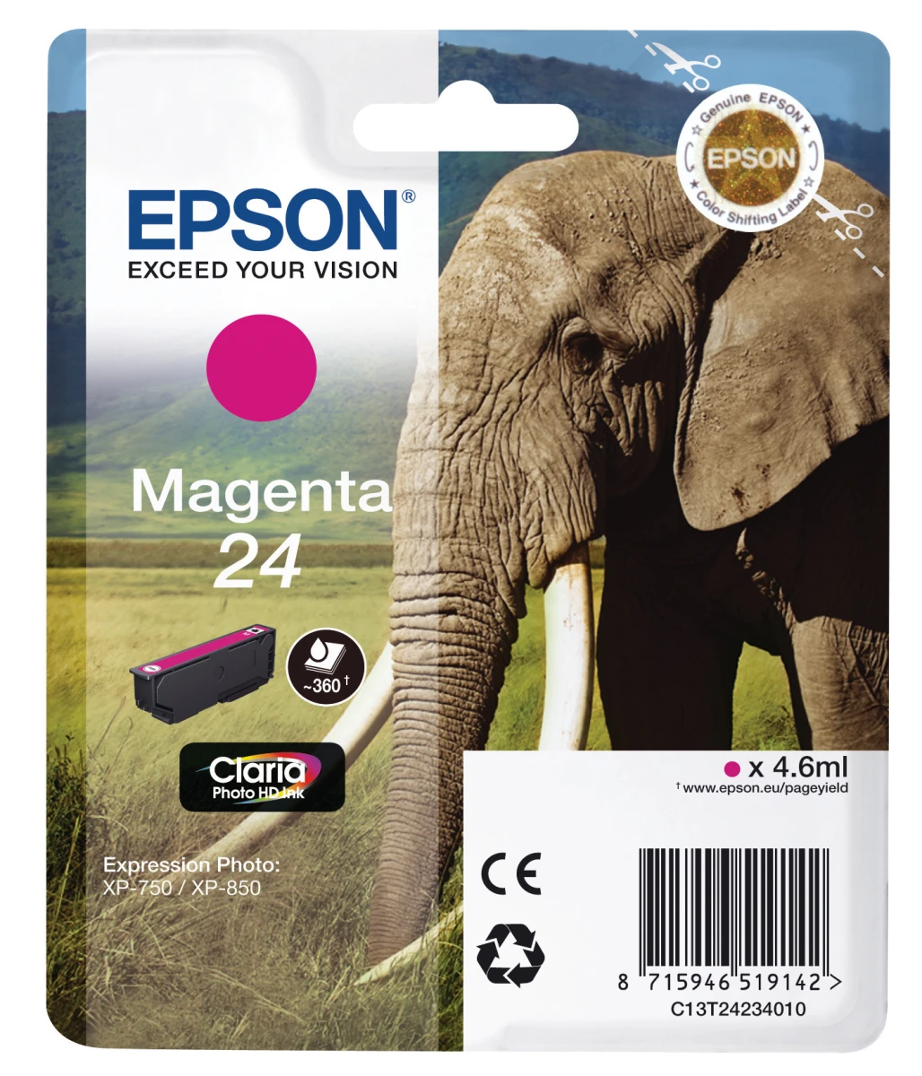 EPSON 24 Cartouche d'encre magenta