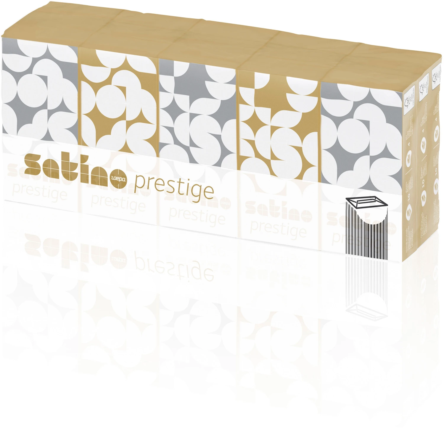 SATINO Mouchoirs Prestige 4 couches, 15 paquets