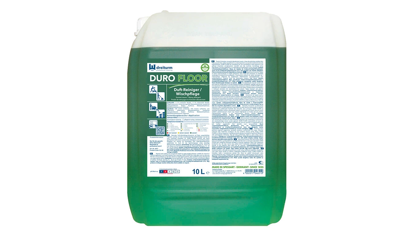 DREITURM Duft-Reiniger/Wischpflege Duro Floor 10 L