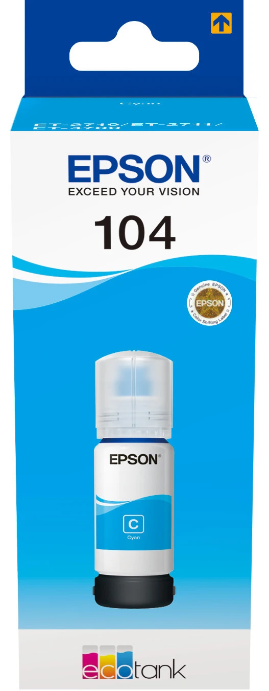 EPSON Tintenbehälter 104 cyan