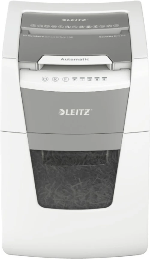 LEITZ Aktenvernichter IQ AF Small Office 100, P-5, 34lt