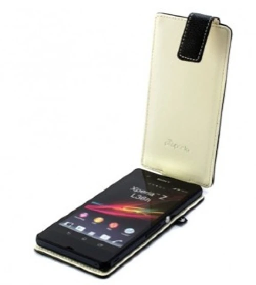 Proporta Gecko Étui à clapet universel en cuir pour smartphone
