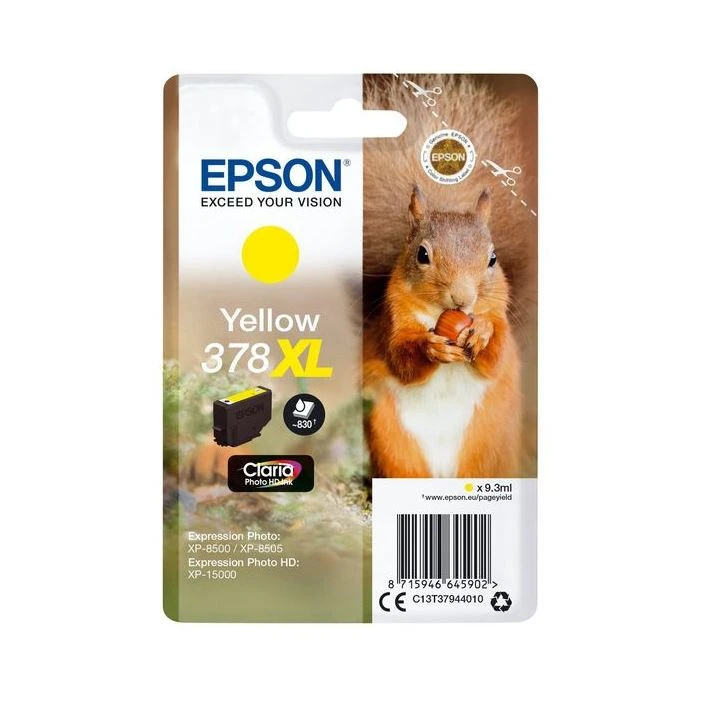 EPSON Tintenpatrone 378XL yellow