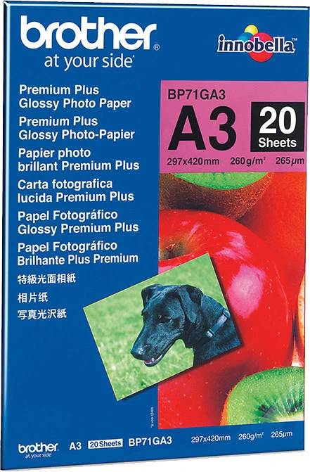 BROTHER BP-71GA3 glossy Photo inkjet 260g/m2 A3 20 sheet BP71GA3