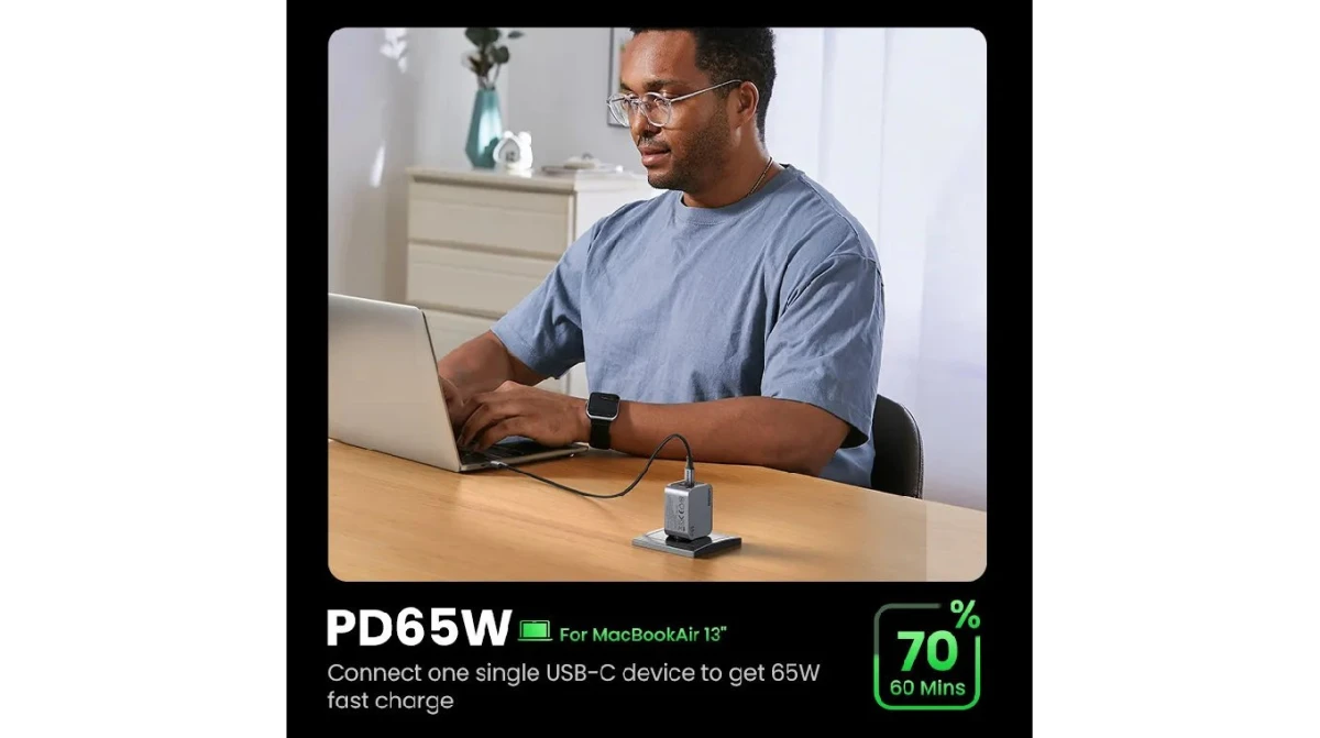 UGREEN USB Wallcharger Nexode Pro 65W