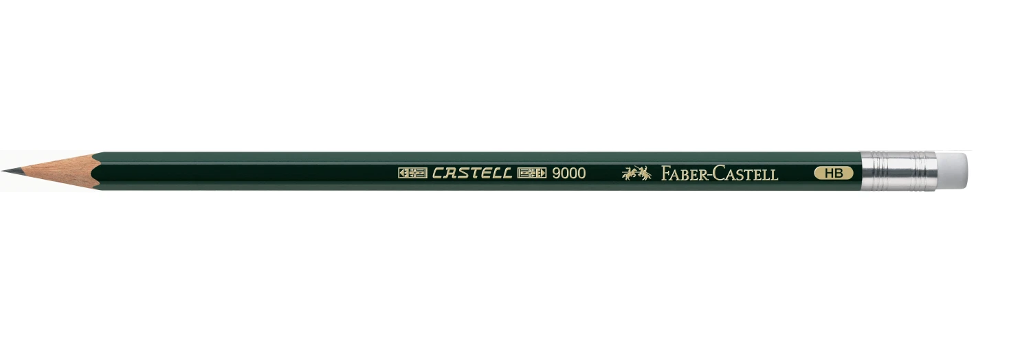 FABER-CASTELL Crayon 9000 B (12x)