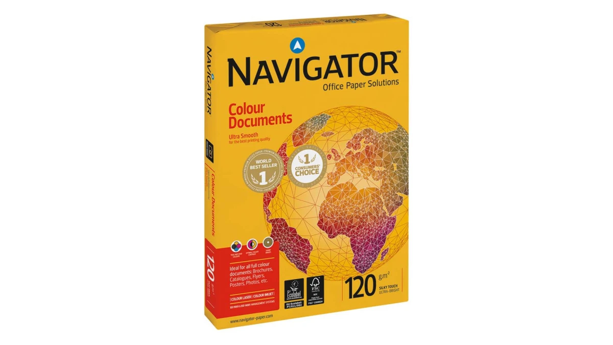NAVIGATOR Papier copieur Colour Documents A4, 120 g/m², 250 feuilles