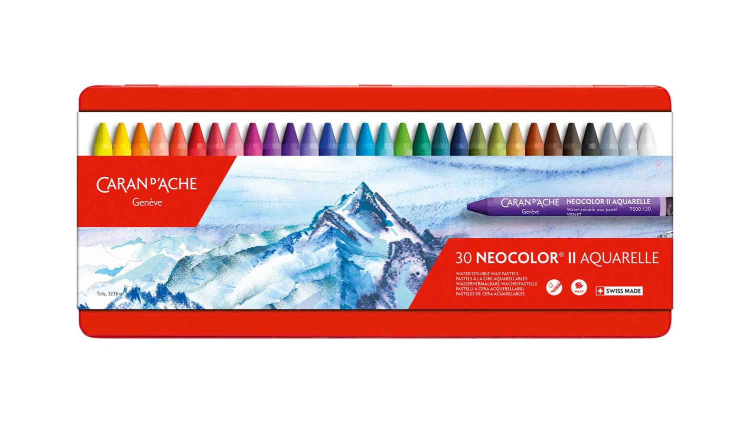 CARAN D'ACHE Pastels à la cire Neocolor II (30x)