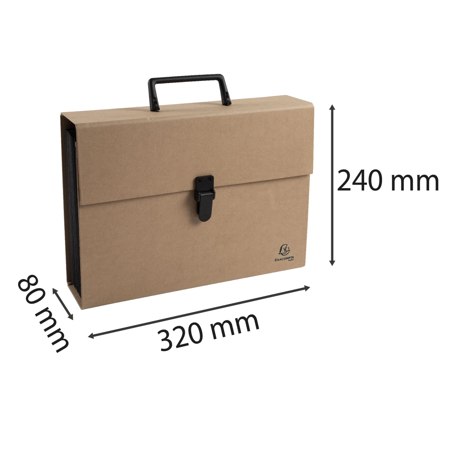 EXACOMPTA porte-documents Eterneco 18 compartiments, A4