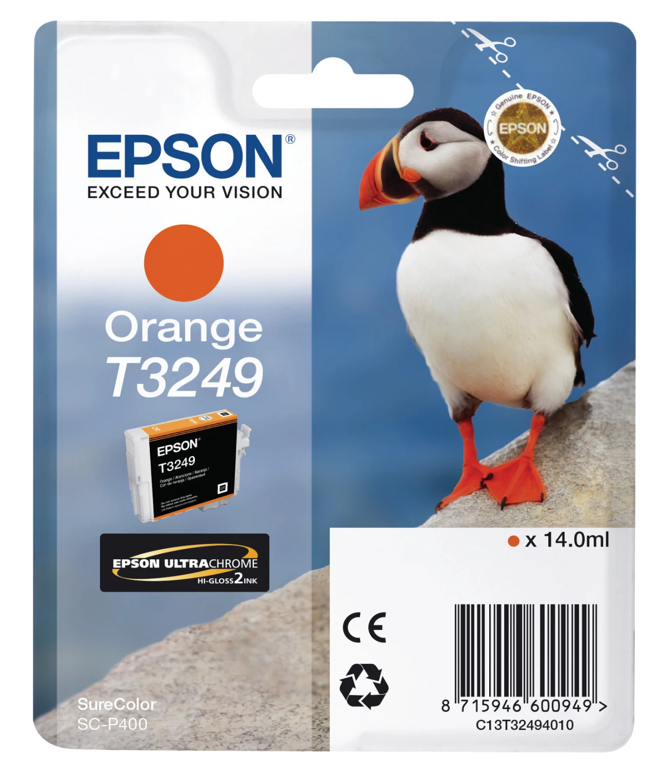 EPSON Tintenpatrone orange