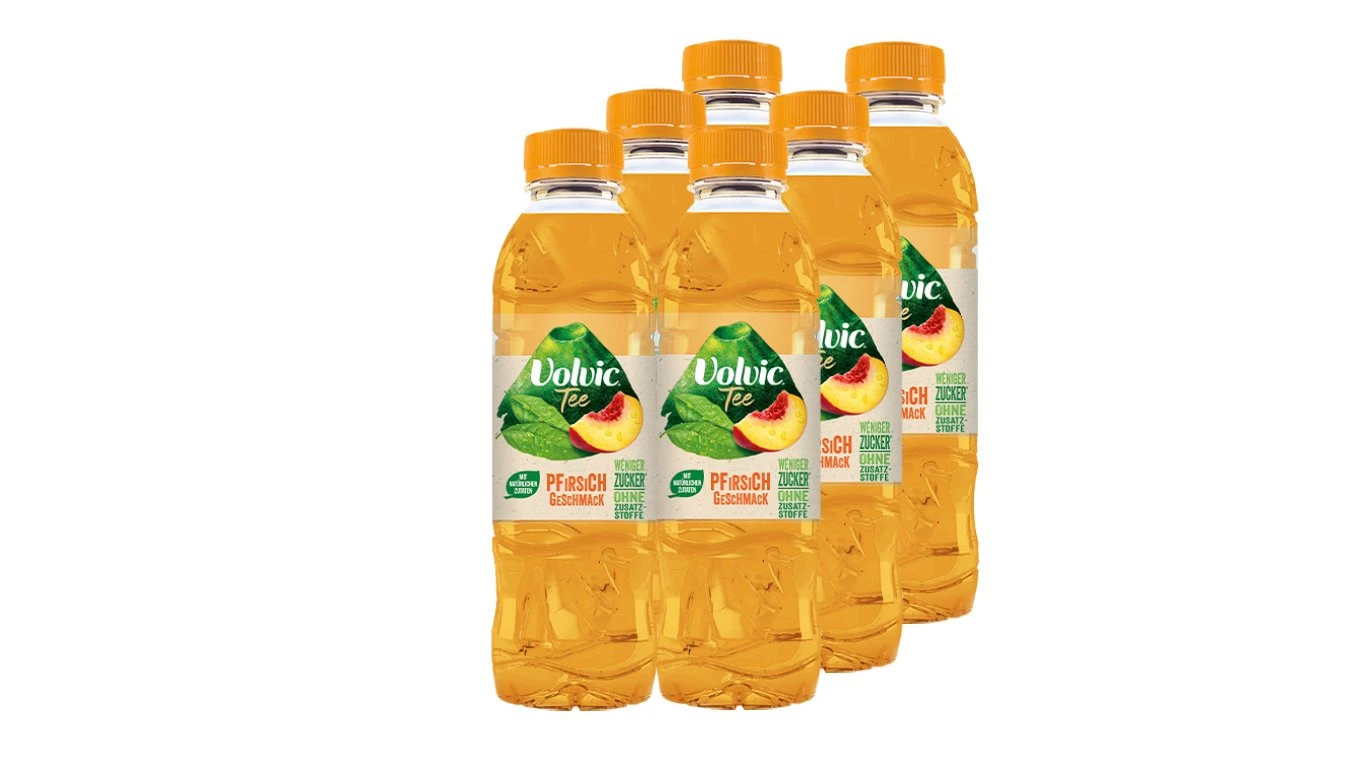 VOLVIC Ice Tea Pêche 6 x 500 ml