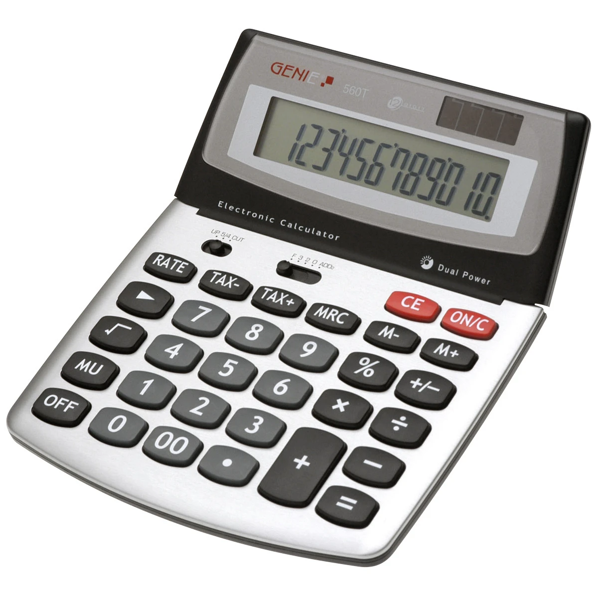 GENIE Calculatrice de table 560T, Dual-Power