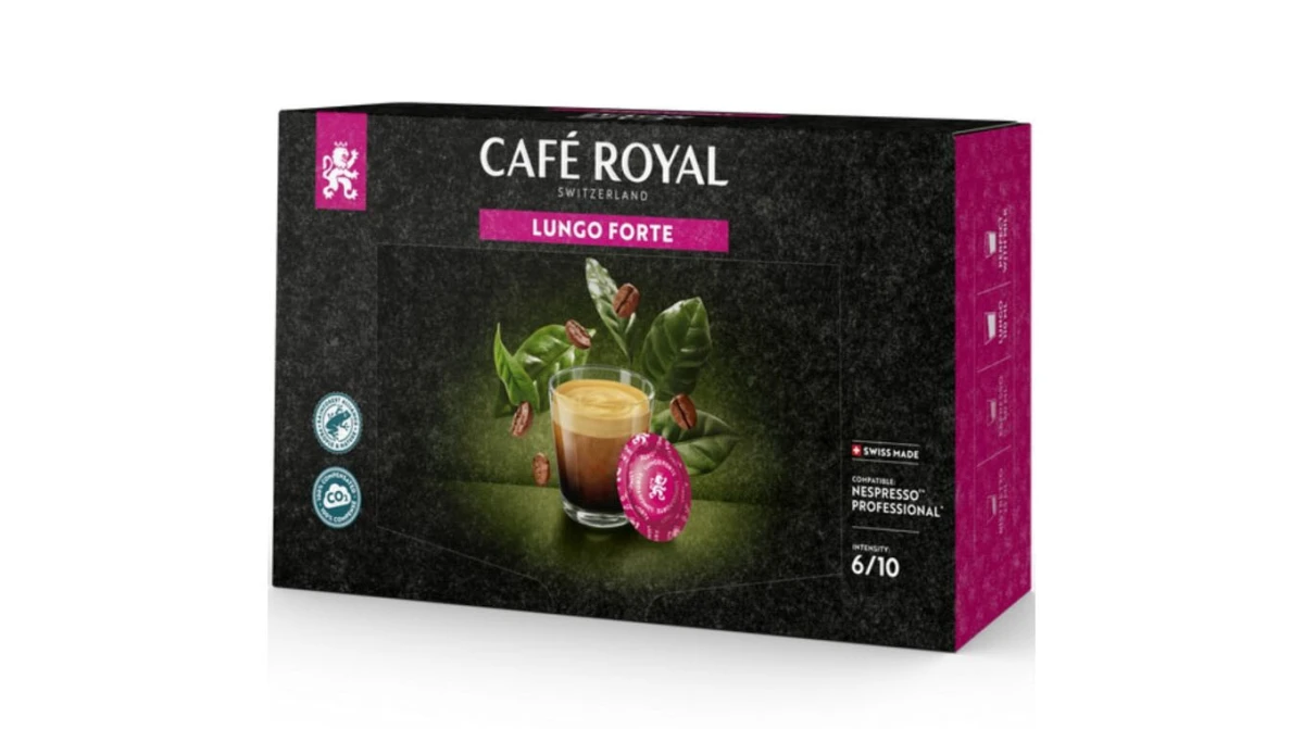 CAFÉ ROYAL Dosettes Professional "Lungo Forte" 50 pièces