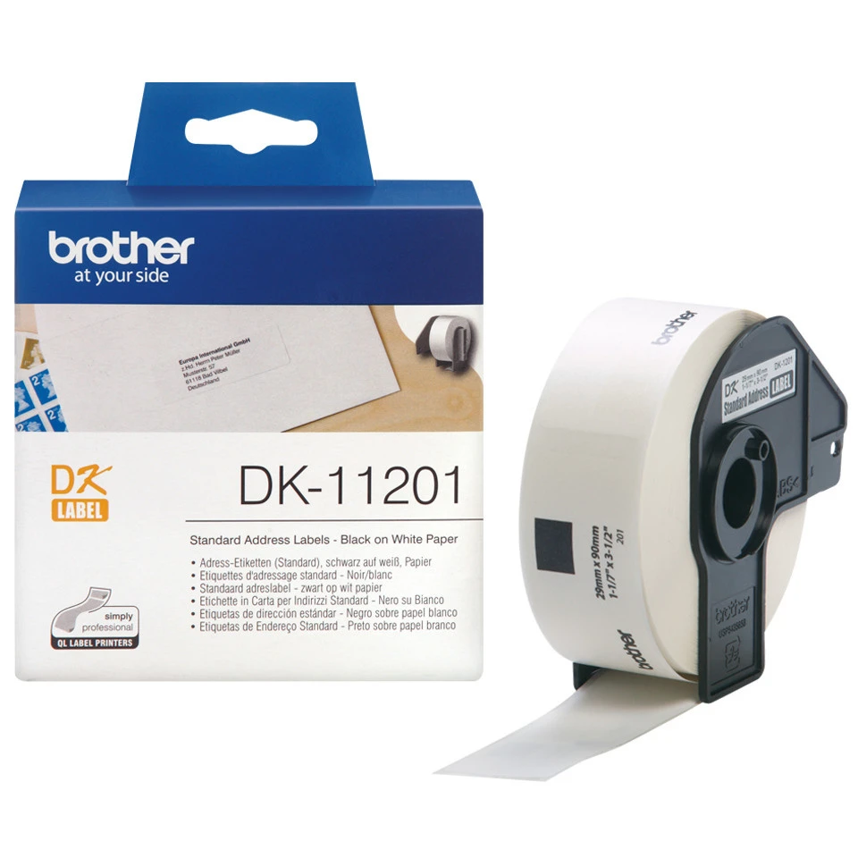 BROTHER P-TOUCH Etiquettes adresse 29 x 90 mm