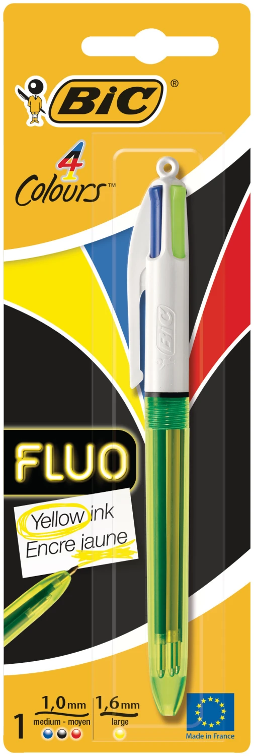 BIC Stylo à bille Fluo