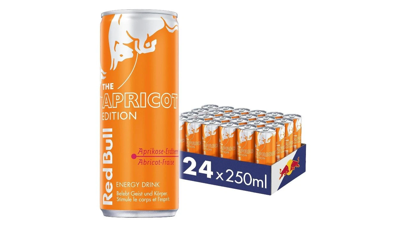 RED BULL Energy Drink Apricot Edition 24 x 250 ml