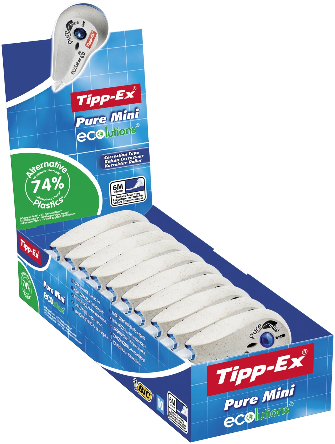 TIPP-EX Rouleau correcteur Ecolutions Pure Mini 5 mm x 6 m
