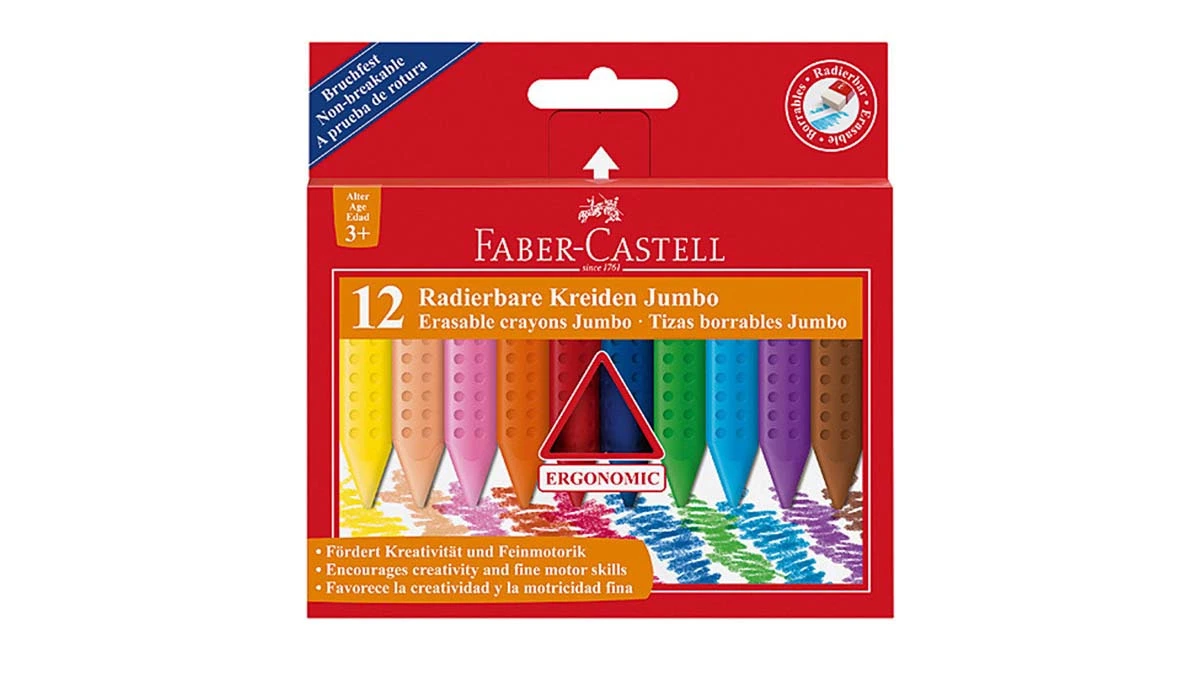 FABER-CASTELL Craie Grip Jumbo