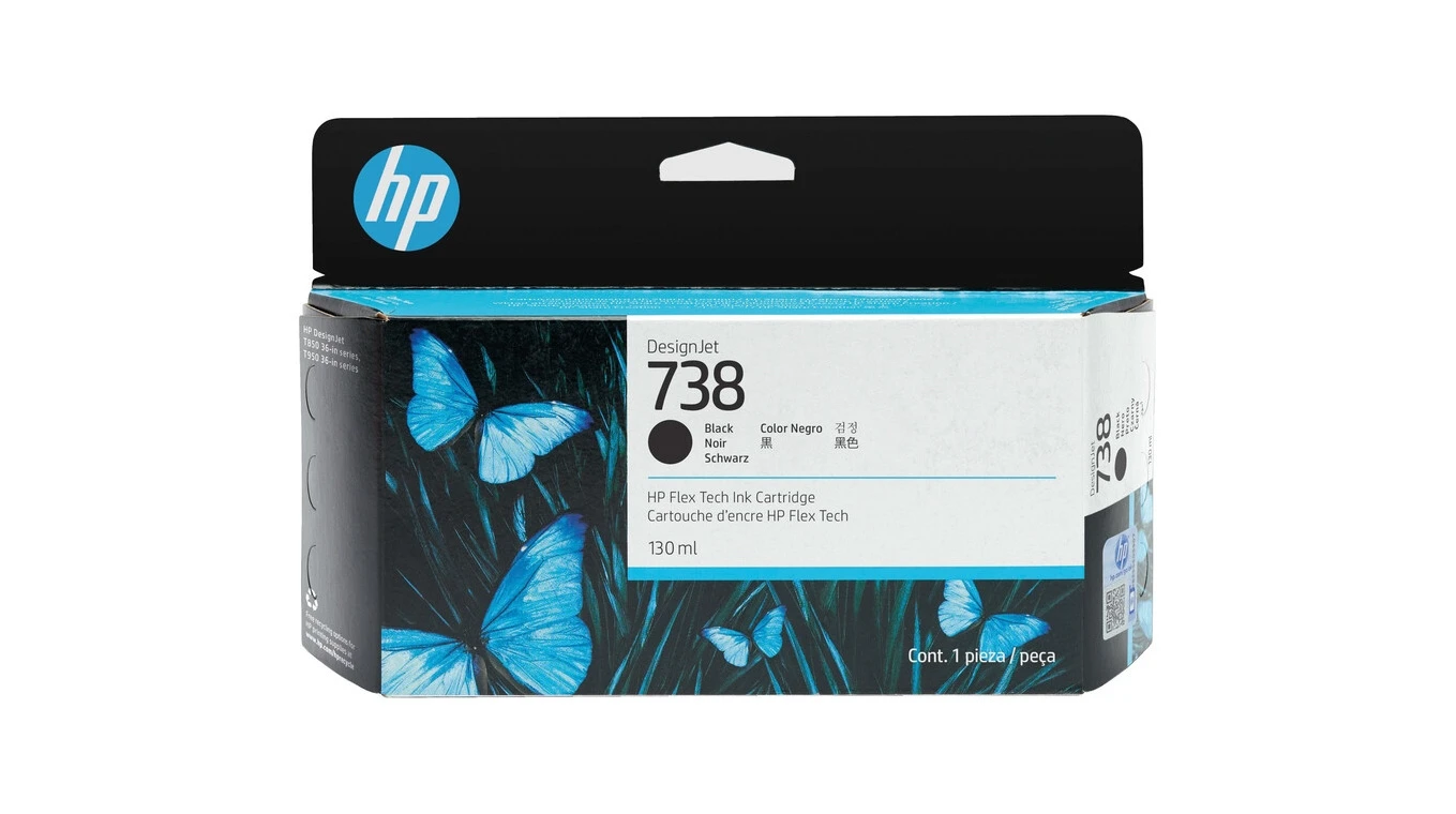 HP Tintenpatrone 738 black