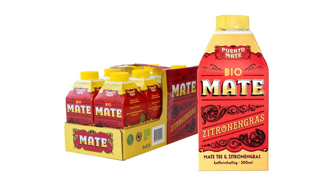 PUERTO MATE Zitronengras Bio 8 x 5 dl