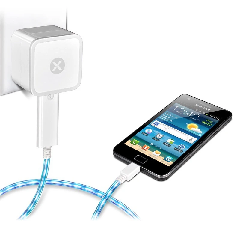 Dexim Visible Green Charger Connecteur Micro-USB