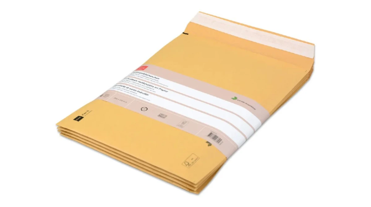 ELCO Pochette en papier 250 x 350mm, brun, 4 pcs.