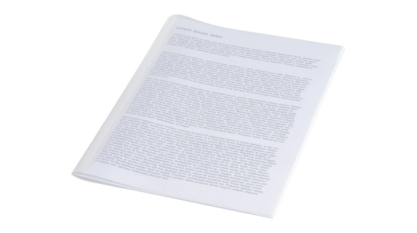 FELLOWES Couverture thérmiquen 1.5 mm, 100 pcs.