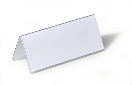 DURABLE Porte-nom chevalet en PVC 63 x 150 mm