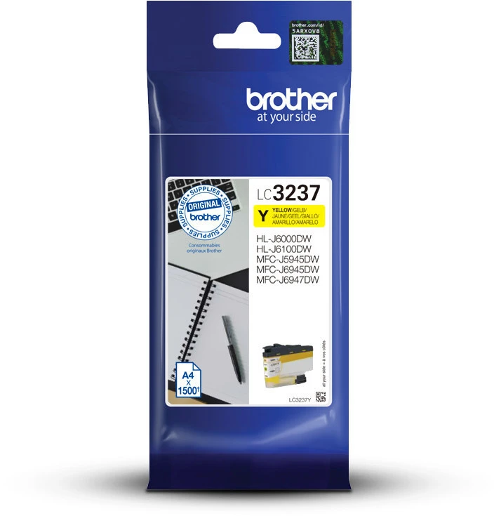BROTHER Tintenpatrone LC-3237Y yellow