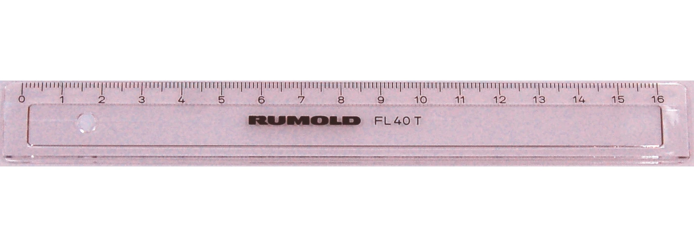 RUMOLD Schullineal 17cm