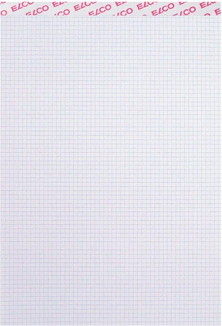 ELCO Bloc-notes quadrillé 4 mm, A4, 100 g/m2 - 5 pcs.