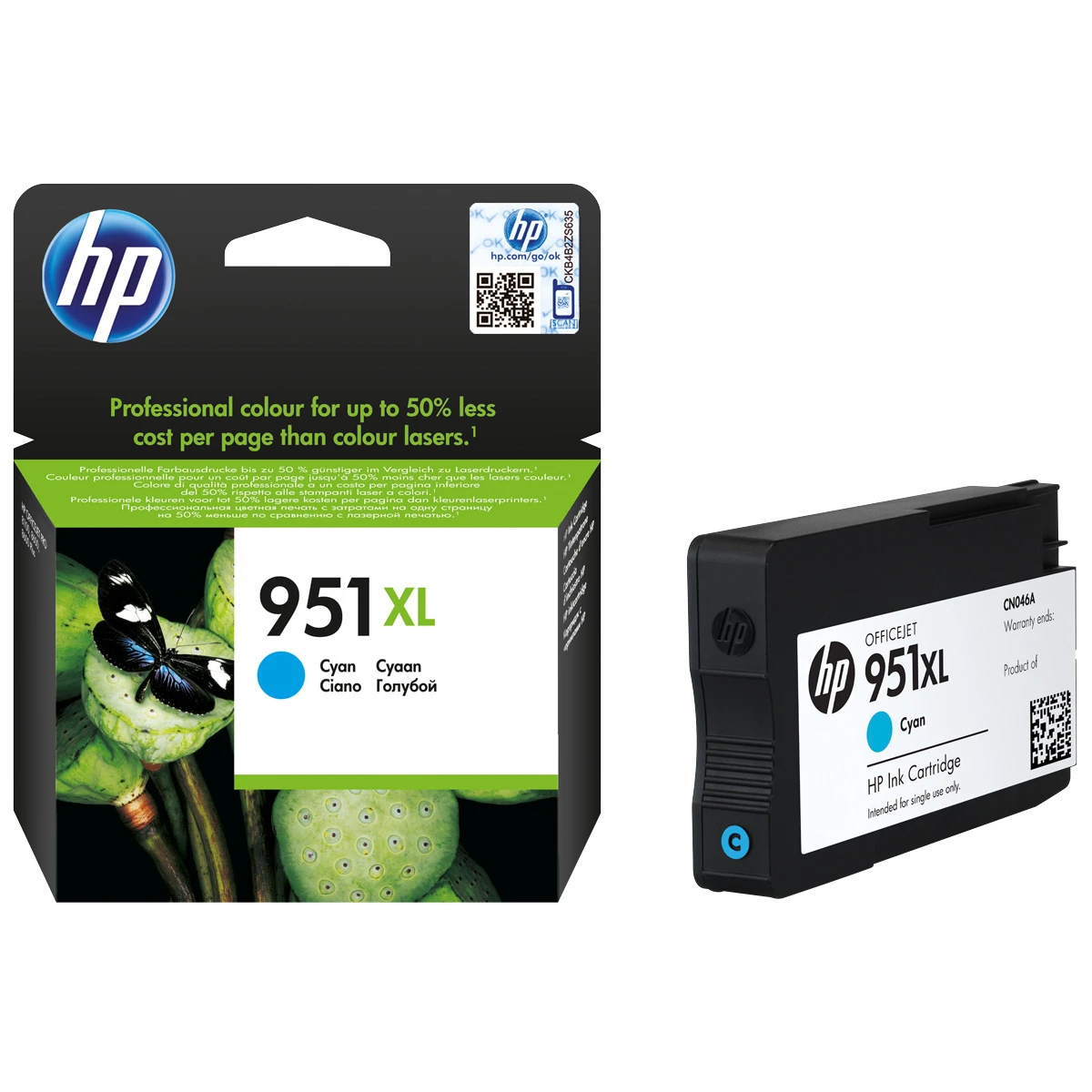 HP Tintenpatrone 951XL cyan