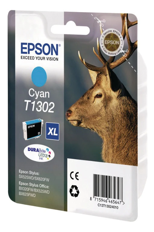 EPSON T1302 Cartouche d'encre cyan XL