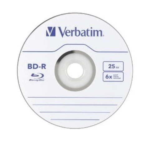 Verbatim 5-Pack Blu-Ray BD-R 6x 25GB Aufnehmbar