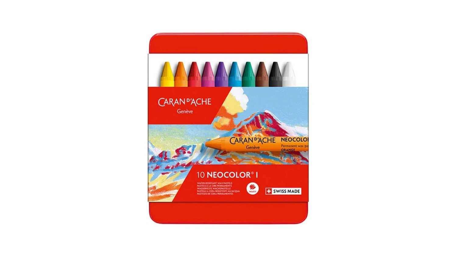 CARAN D'ACHE Wachsmalkreide Neocolor 1 - 10 Farben